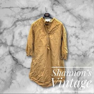 Studio Nicholson Women’s Size 1 Beige Villeroy Dress with Pockets A42